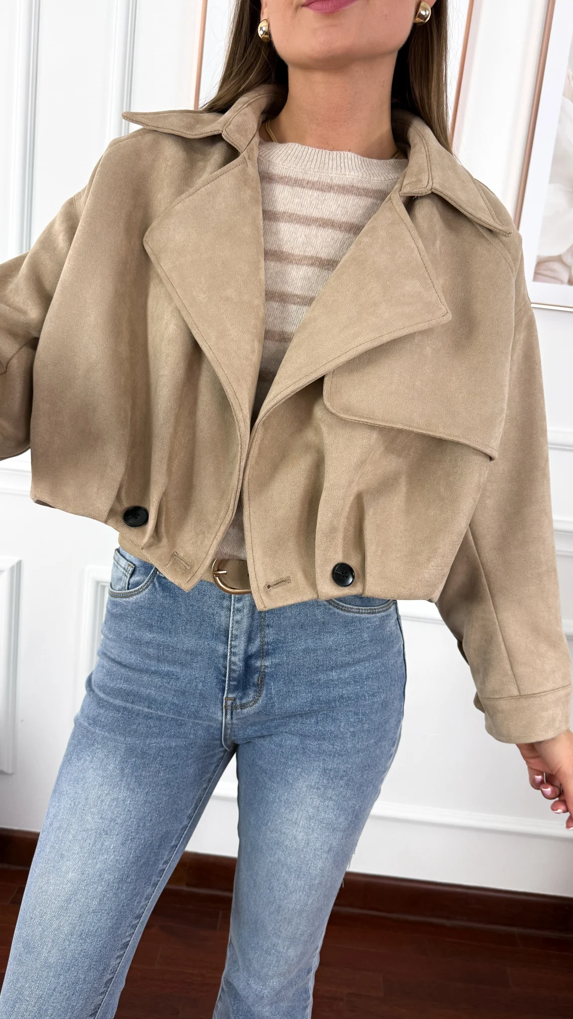 Kurtka Perla beżowa