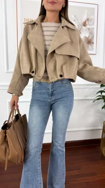 Kurtka Perla beżowa