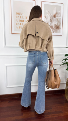 Kurtka Perla beżowa