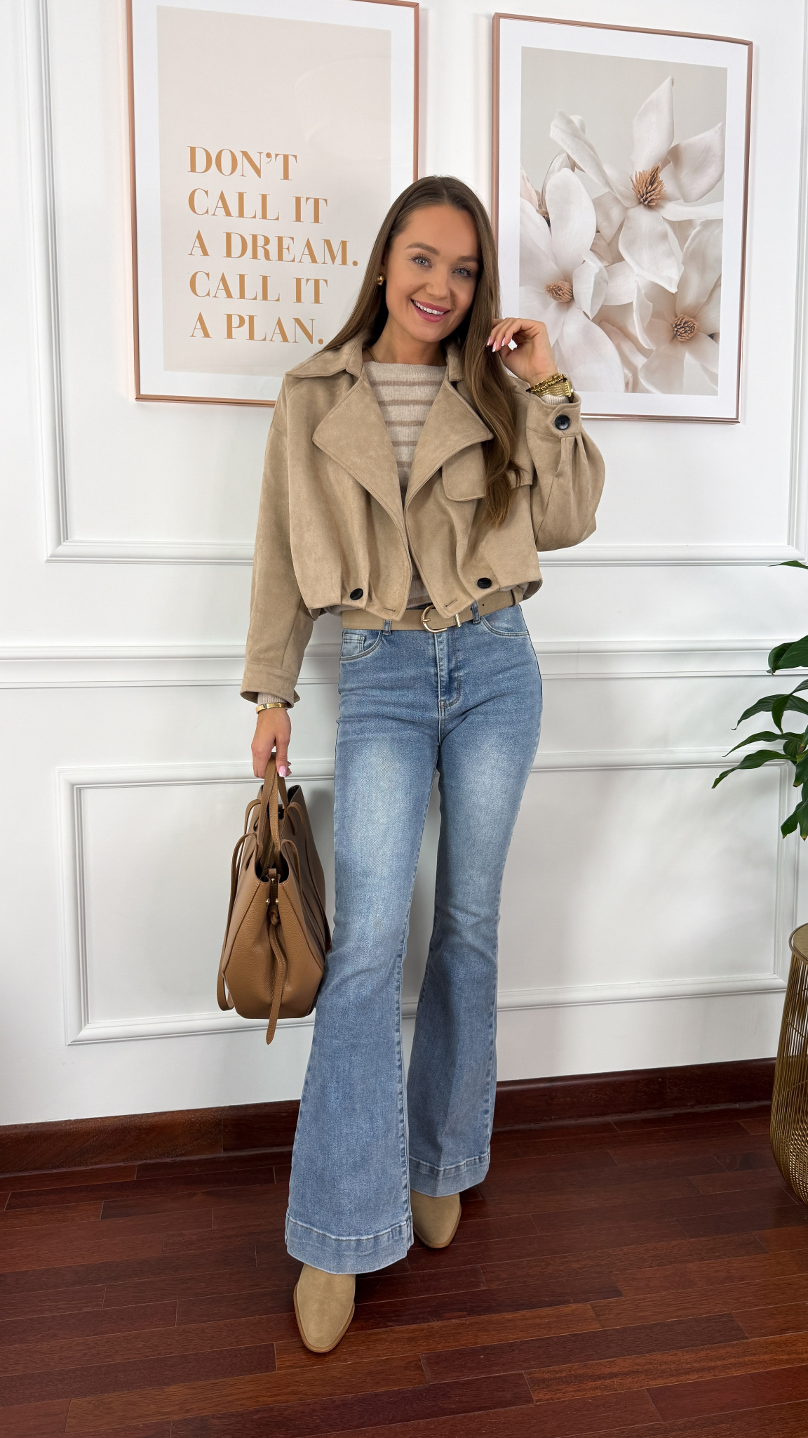 Kurtka Perla beżowa