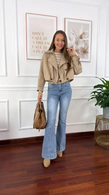 Kurtka Perla beżowa