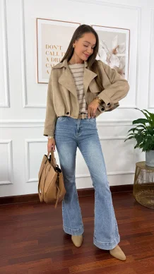 Kurtka Perla beżowa