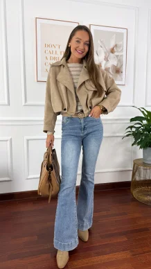 Kurtka Perla beżowa