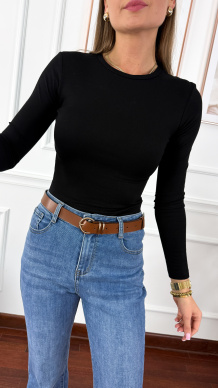 Bawełniana bluzka Talin czarna