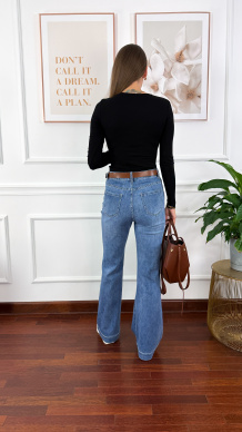 Bawełniana bluzka Talin czarna