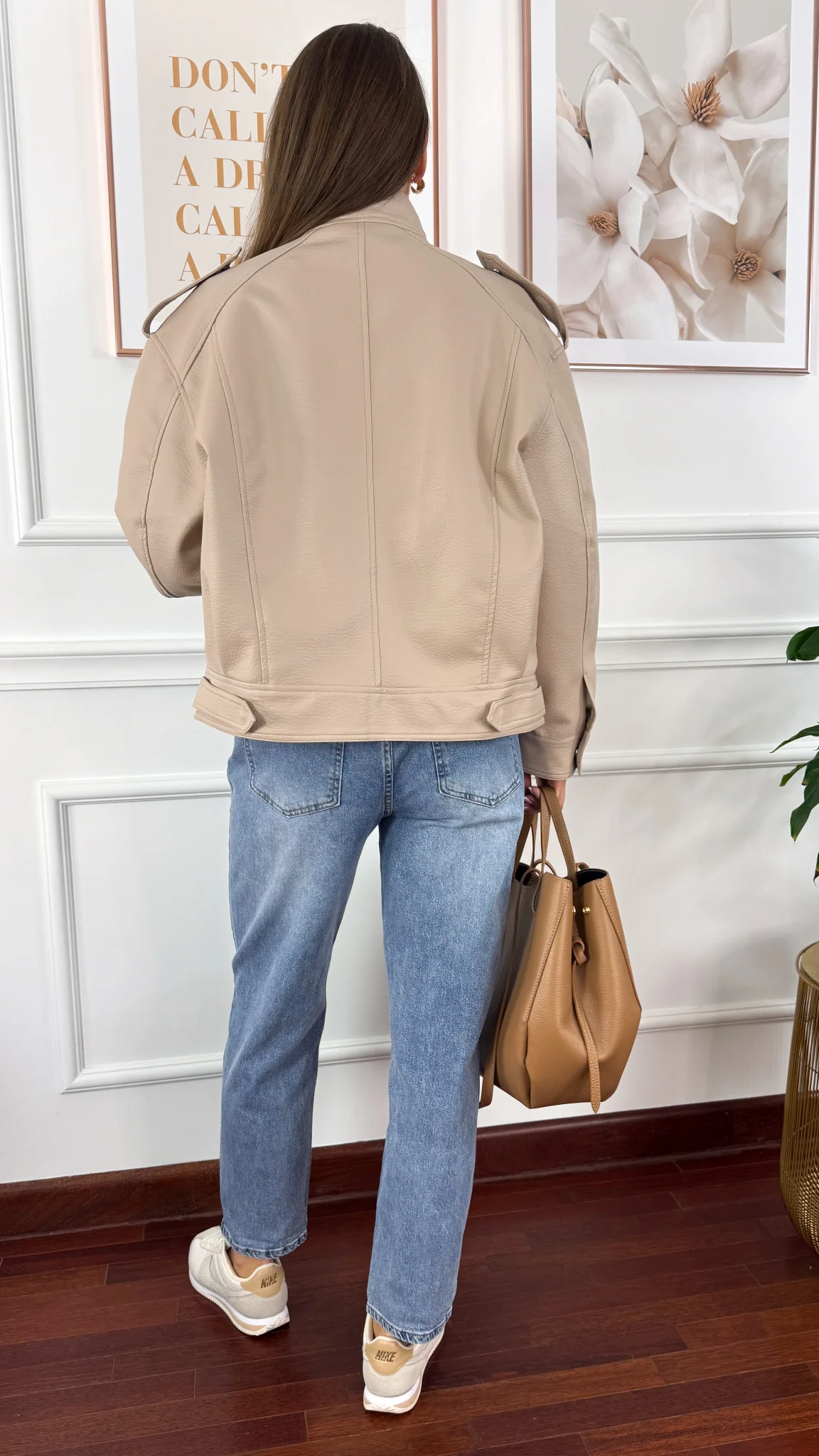 Kurtka Rosalia beżowa