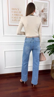 Spodnie Betty wide leg denim