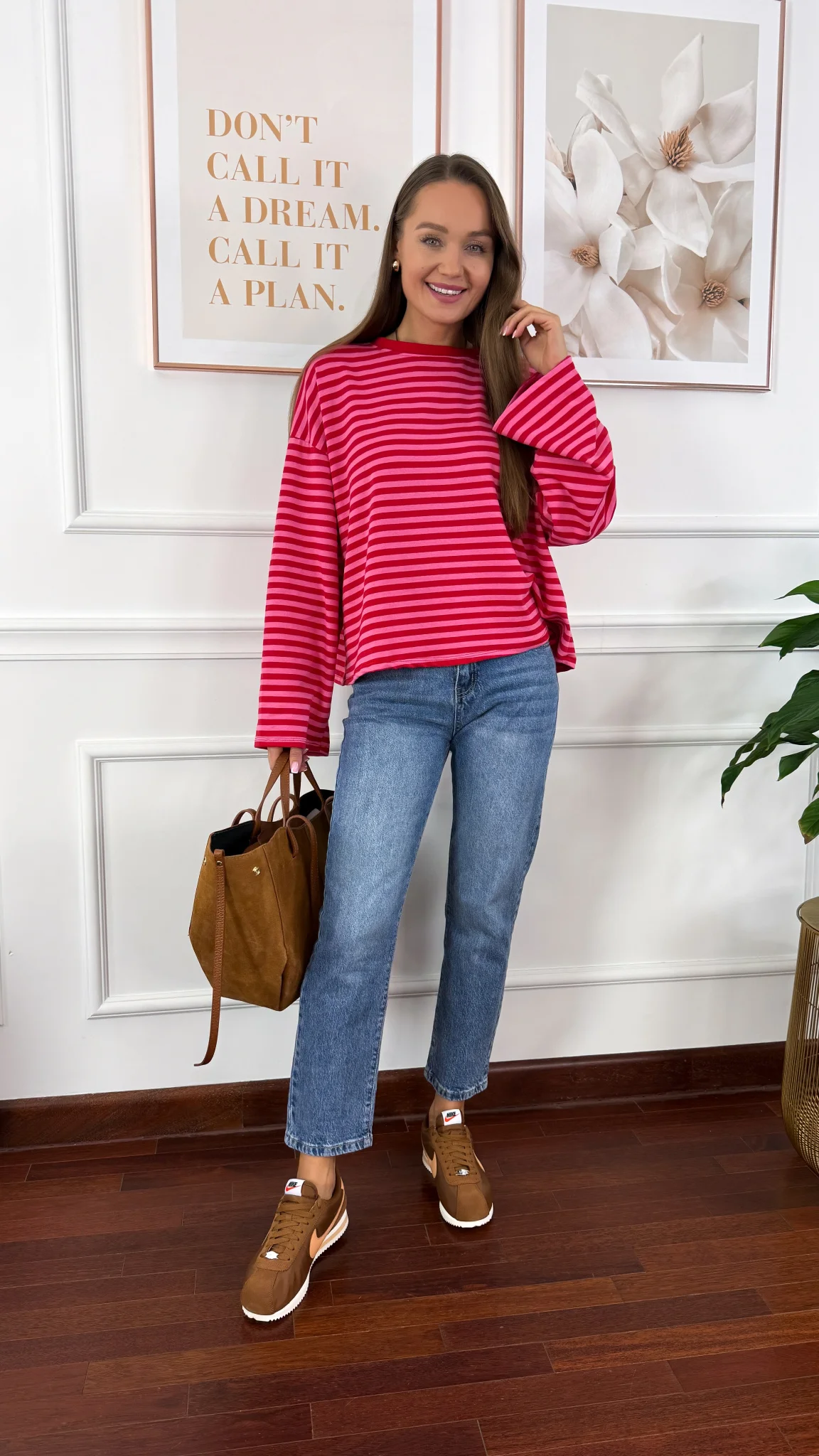 Spodnie mom fit Egle denim