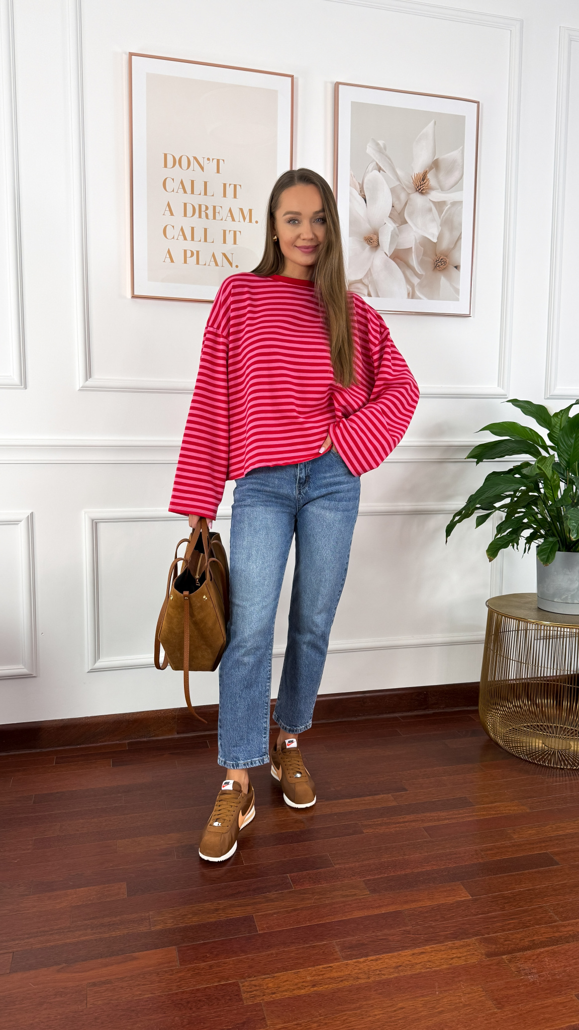 Spodnie mom fit Egle denim