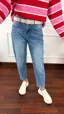 Spodnie mom fit Vito denim