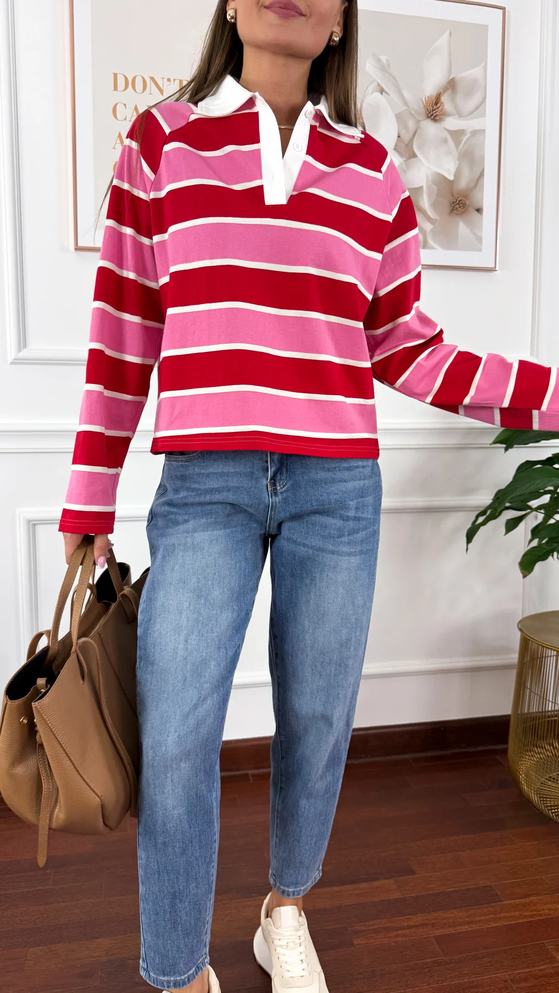 Spodnie mom fit Vito denim