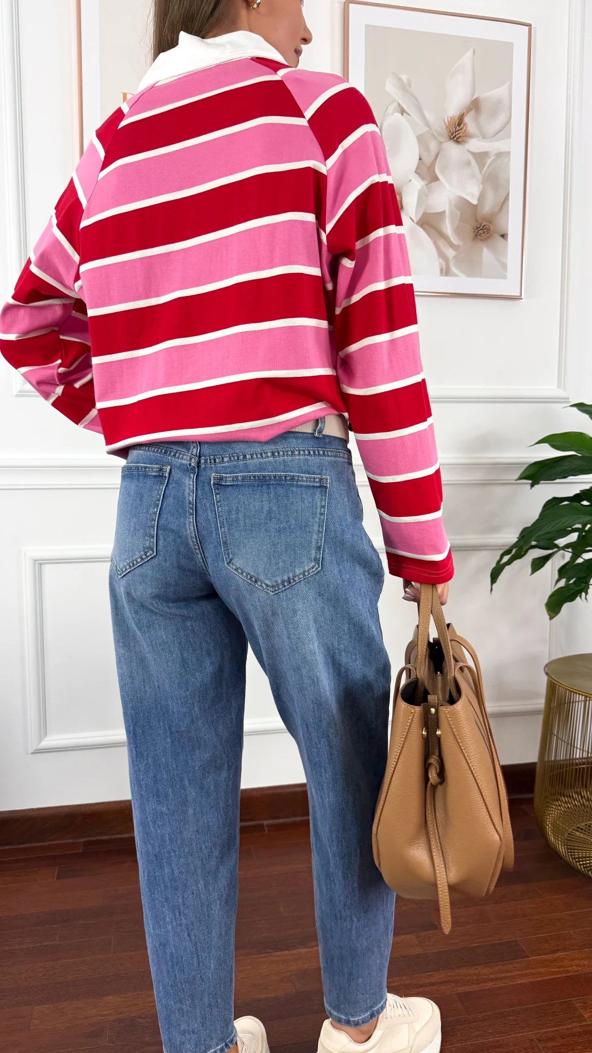 Spodnie mom fit Vito denim