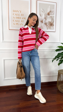 Spodnie mom fit Vito denim