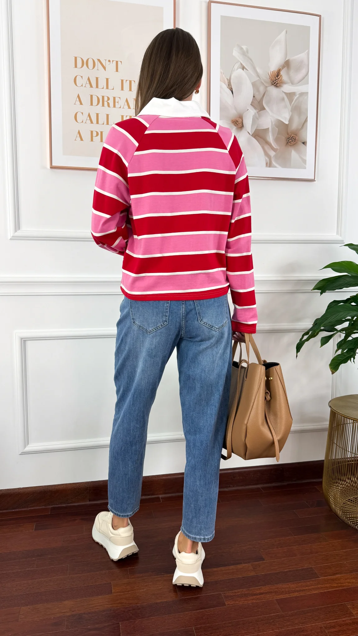 Spodnie mom fit Vito denim