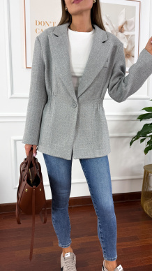 Marynarka Ginevra szara