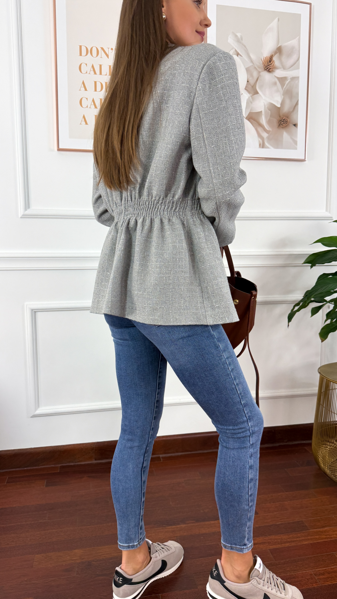 Marynarka Ginevra szara