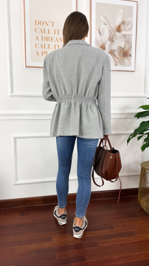 Marynarka Ginevra szara