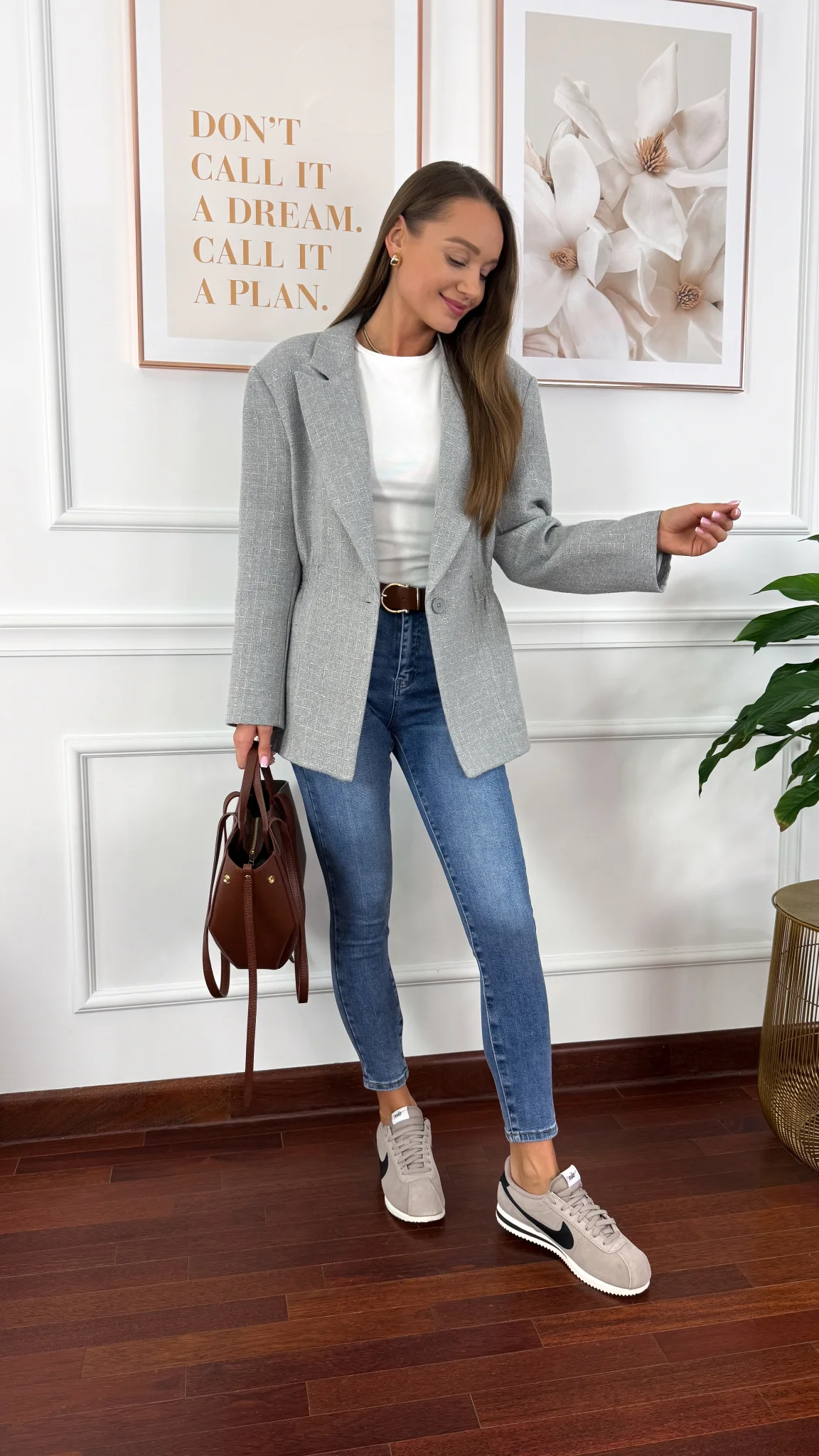 Marynarka Ginevra szara