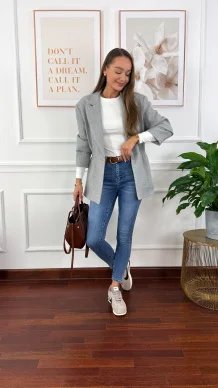 Marynarka Ginevra szara