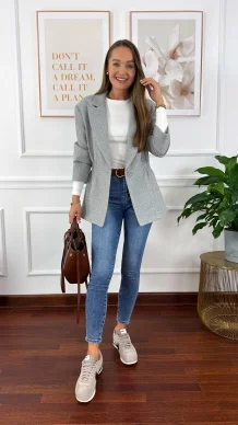 Marynarka Ginevra szara