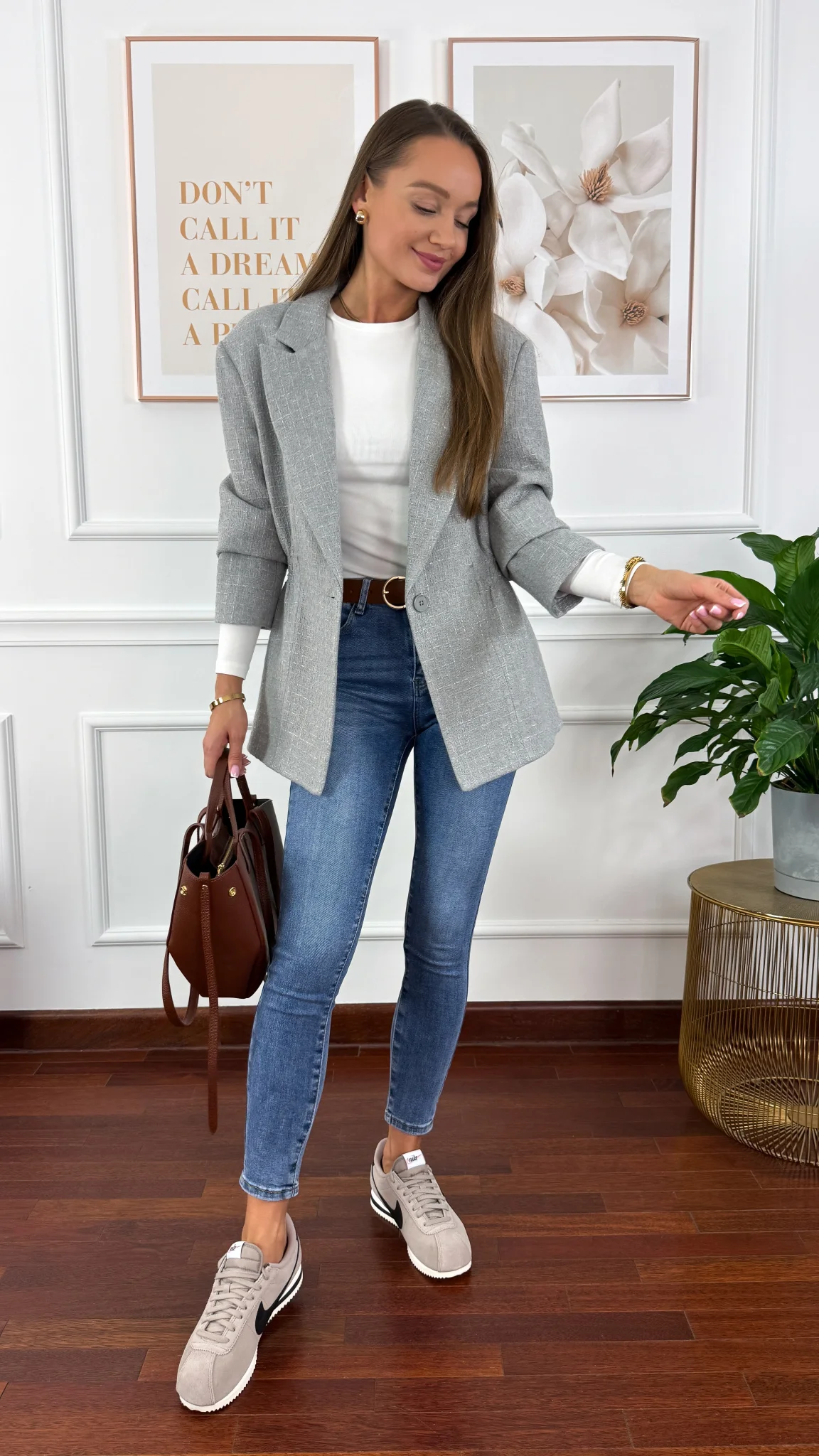 Marynarka Ginevra szara