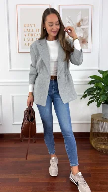 Marynarka Ginevra szara