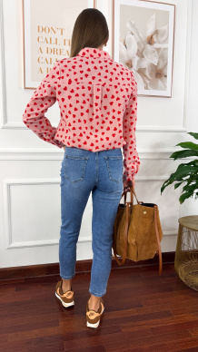 Spodnie mom fit Alessia denim