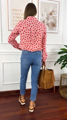 Spodnie mom fit Alessia denim