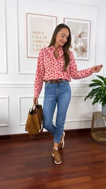 Spodnie mom fit Alessia denim