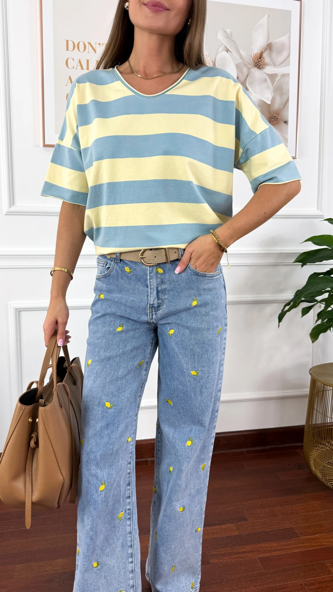 Spodnie wide leg Tracy denim