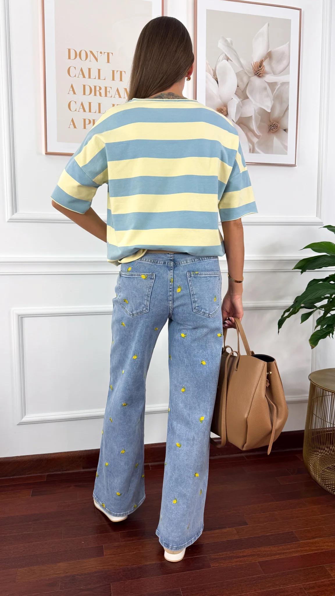 Spodnie wide leg Tracy denim