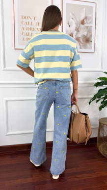 Spodnie wide leg Tracy denim