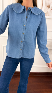 Bawełniana koszula Buena denim