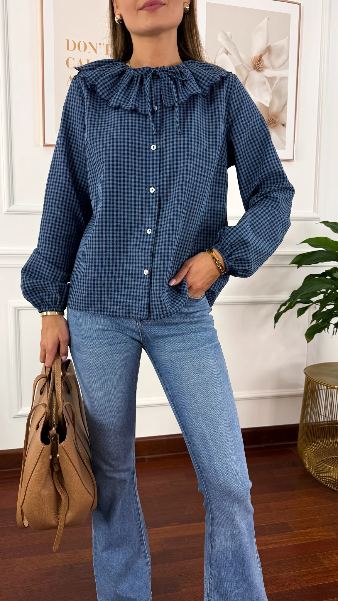 Bawełniana koszula Buena denim