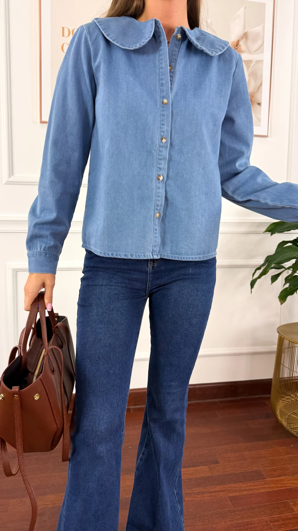 Bawełniana koszula Buena denim