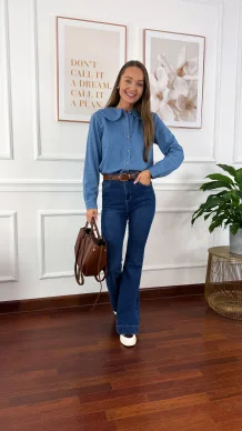 Bawełniana koszula Buena denim