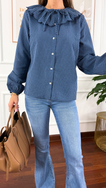 Bawełniana koszula Rosa granatowa