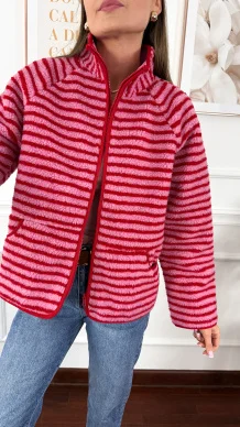 Bluza polarowa Selena w paski