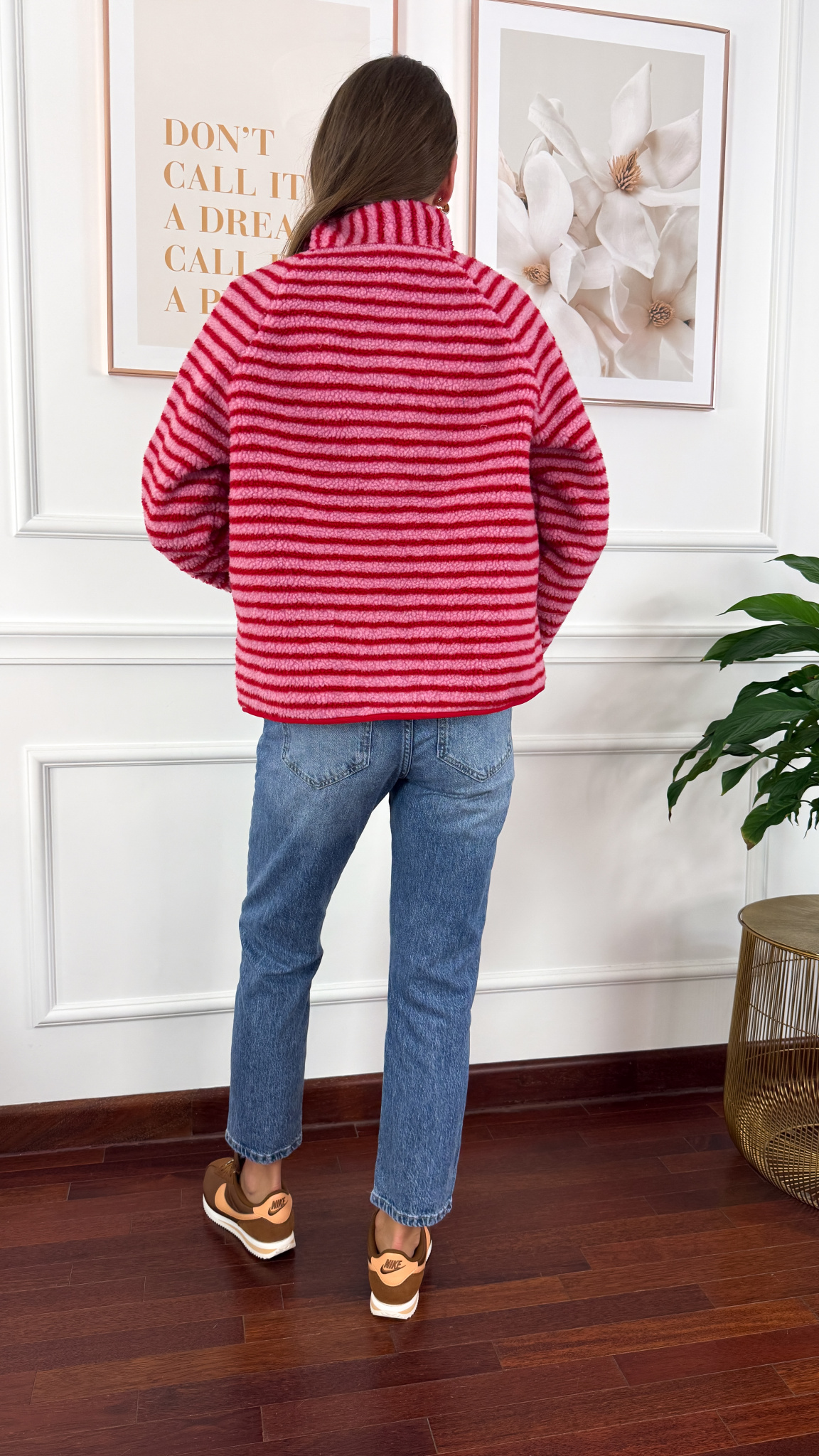 Bluza polarowa Selena w paski