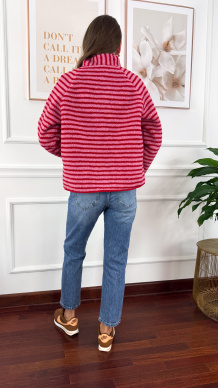 Bluza polarowa Selena w paski