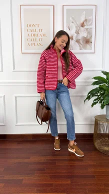 Bluza polarowa Selena w paski