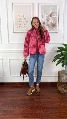 Bluza polarowa Selena w paski