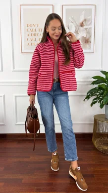 Bluza polarowa Selena w paski