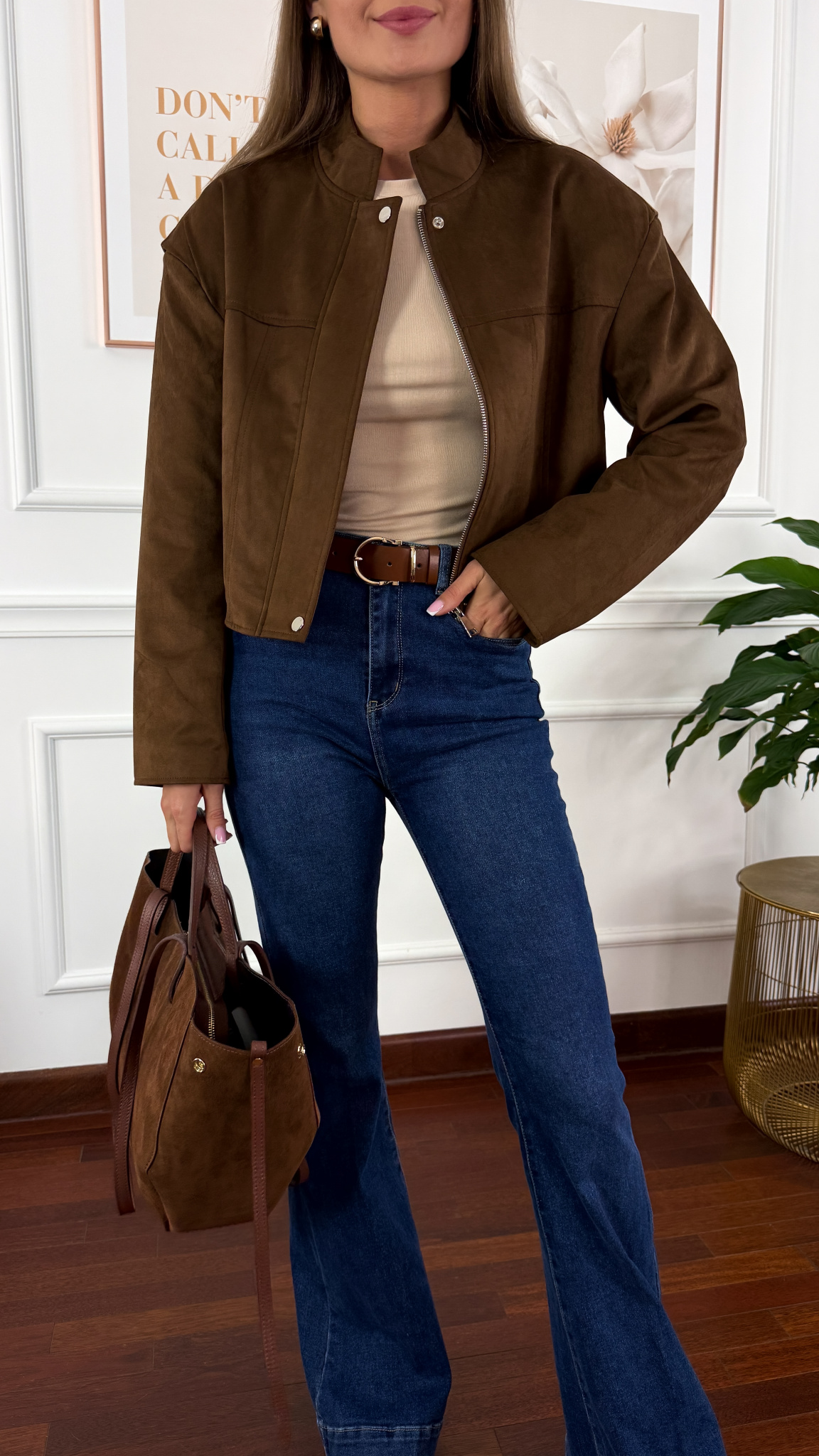 Katana Carlo brązowa