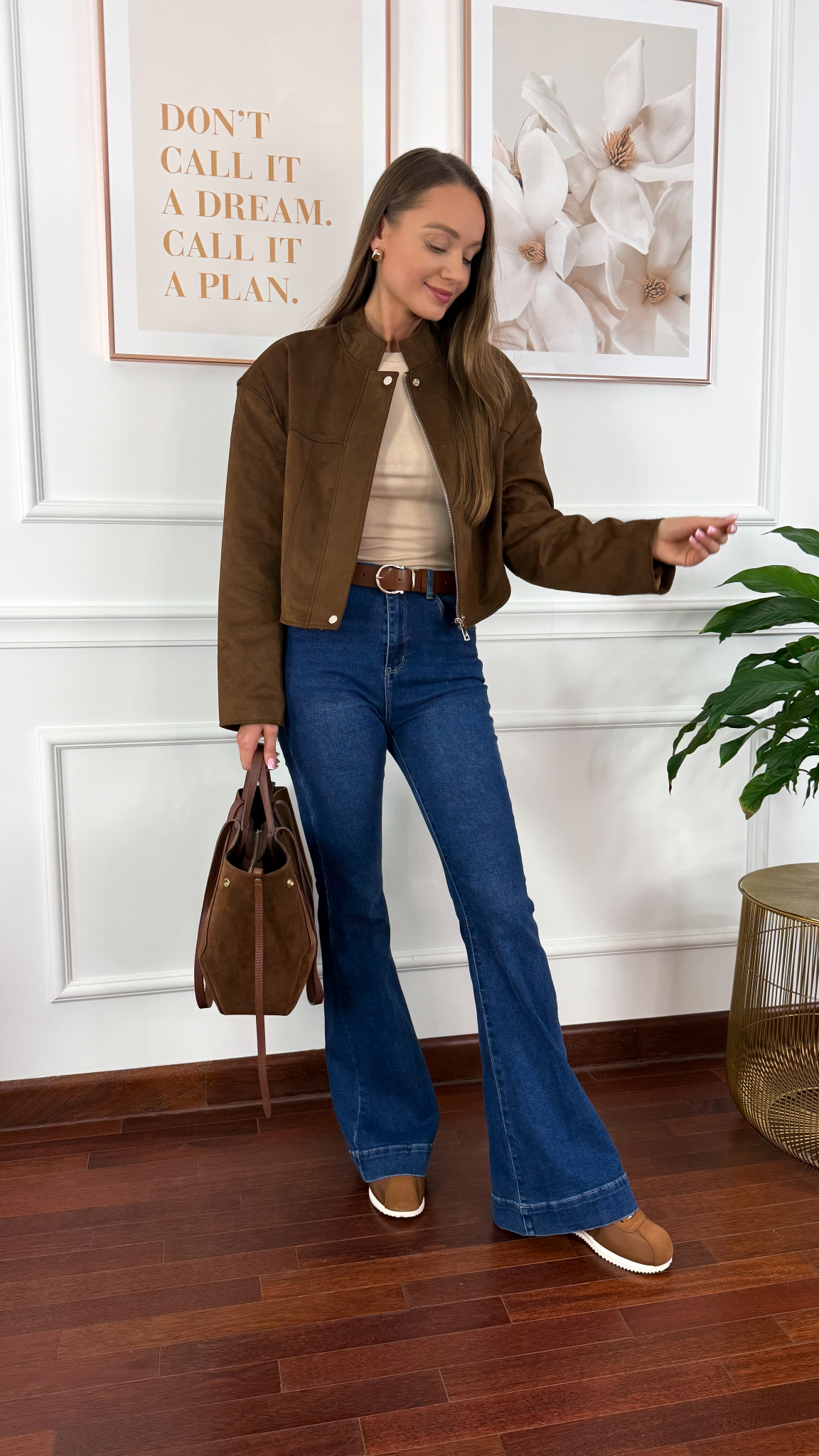 Katana Carlo brązowa