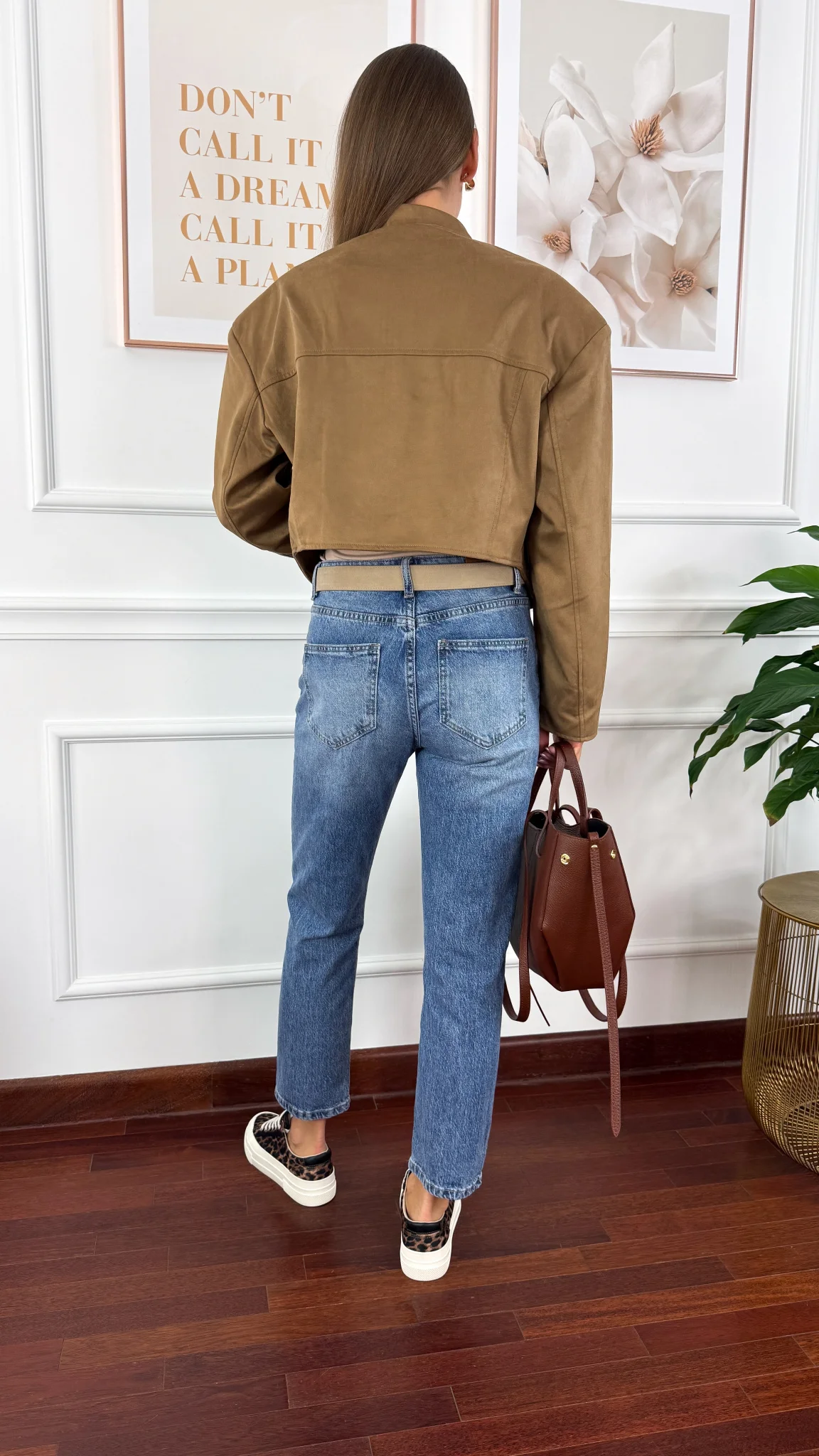 Katana Carlo brązowa