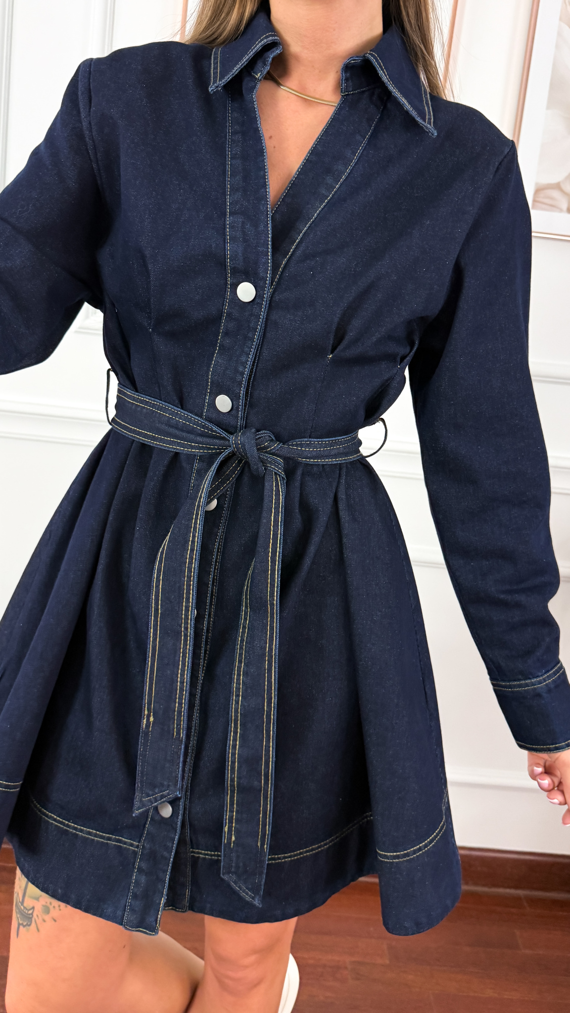 Sukienka Noira ciemny denim