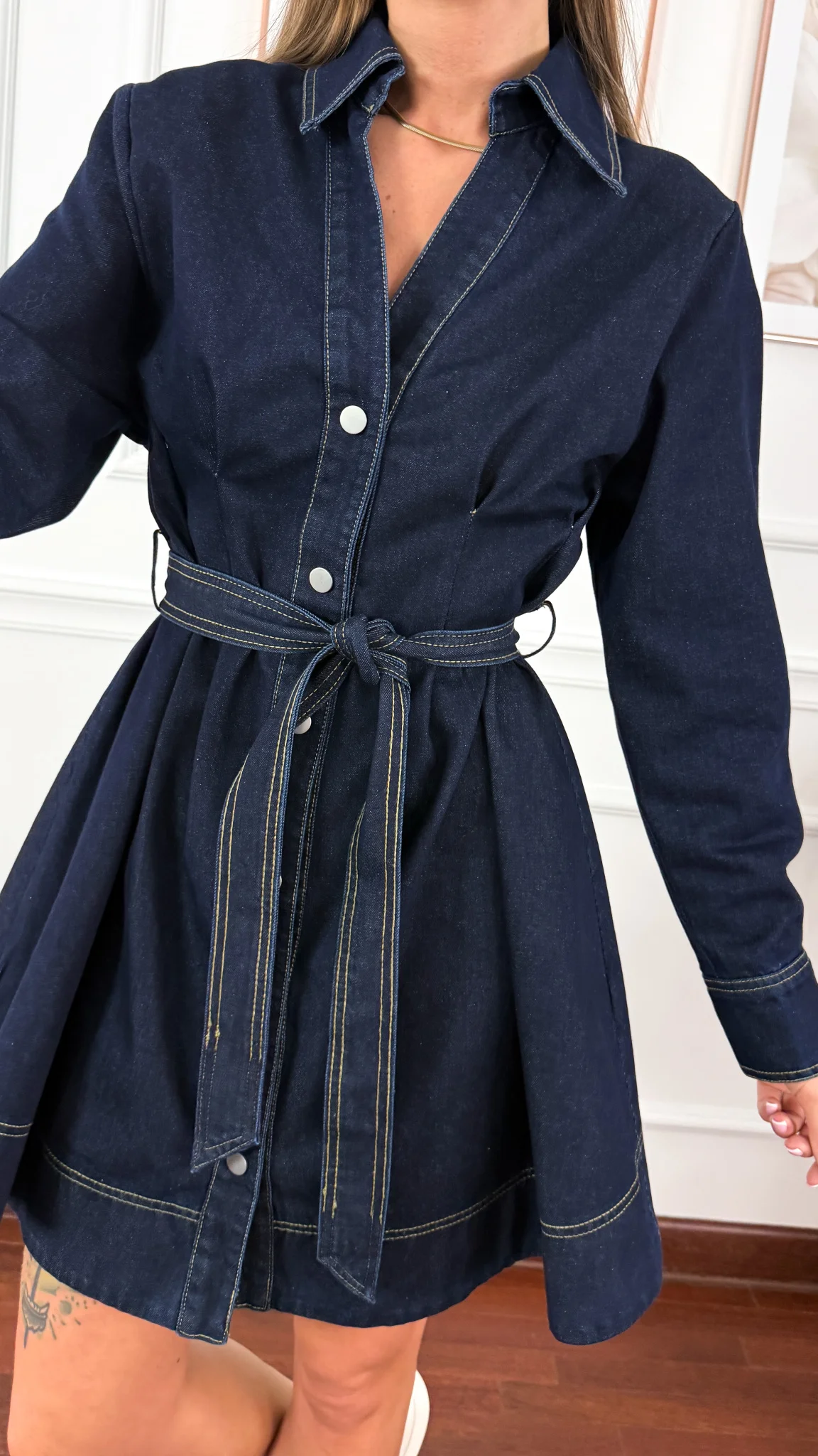 Sukienka Noira ciemny denim