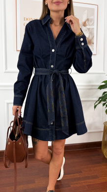 Sukienka Noira ciemny denim