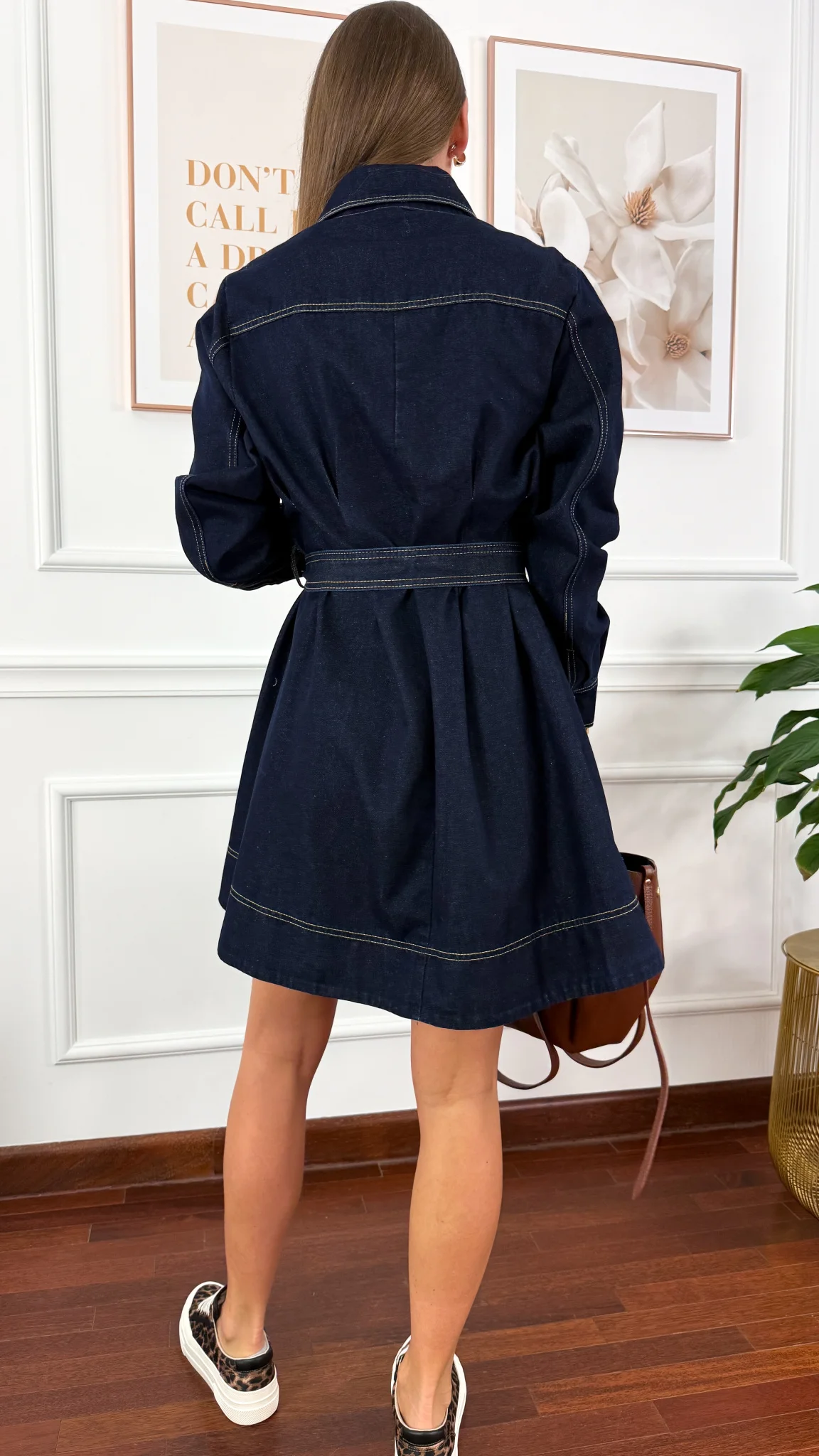 Sukienka Noira ciemny denim